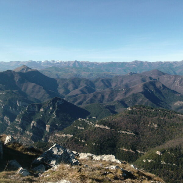 Vistes al N-O des del Bassegoda